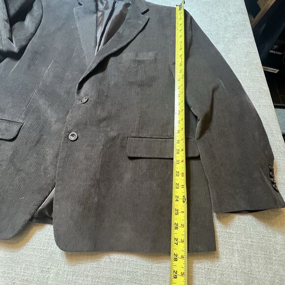 Michael Kors Mens Size 48R Sport Coat Blazer Jacket Corduroy Cotton Chocolate - Picture 10 of 10